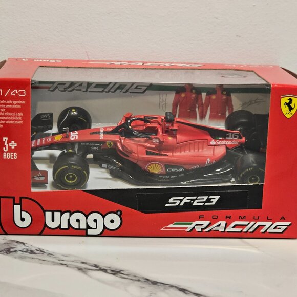 Bburago Formula Racing 1:43 2023 Ferrari SF-23 #16 Diecast Car - Picture 1 of 6